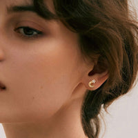Luna Studs - Sterling Silver
