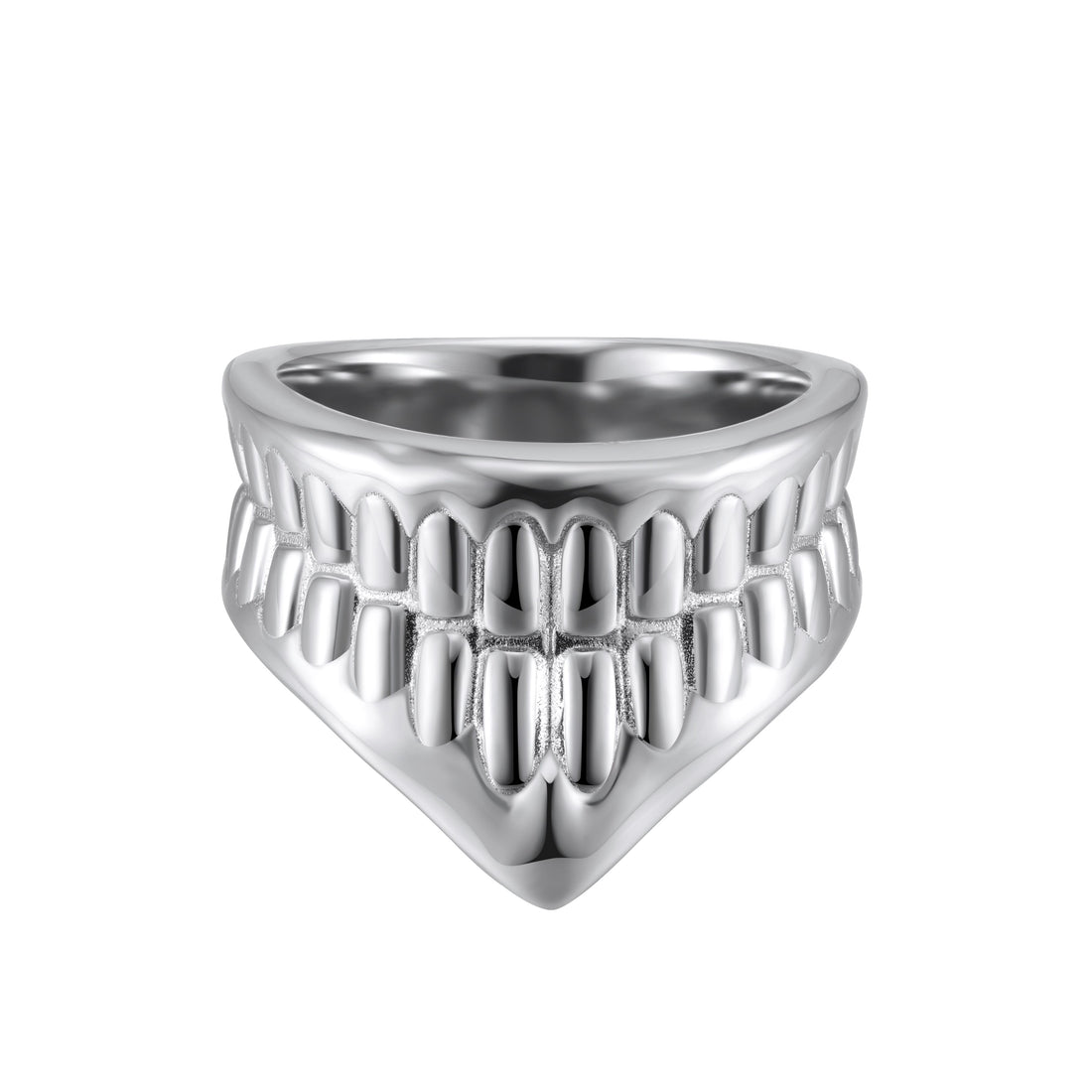 Okarun Mask Ring - Sterling Silver