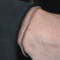 Box Chain Bracelet - Sterling Silver