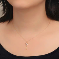 Wish Key Necklace - 18K Gold