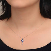 Wish Key Necklace - Sterling Silver