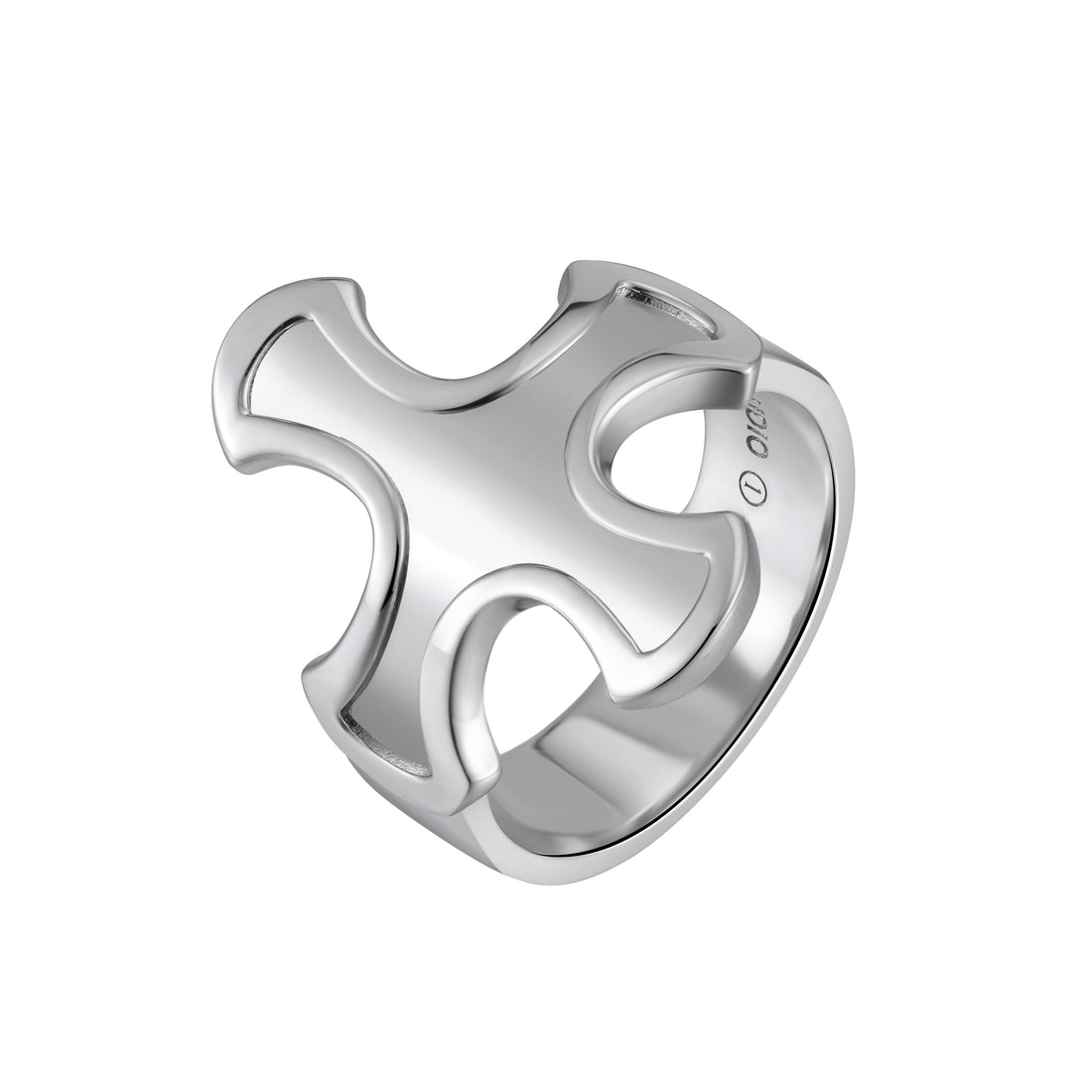 Cross Ring - Sterling Silver