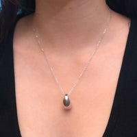 Tear Drop Necklace - Sterling Silver