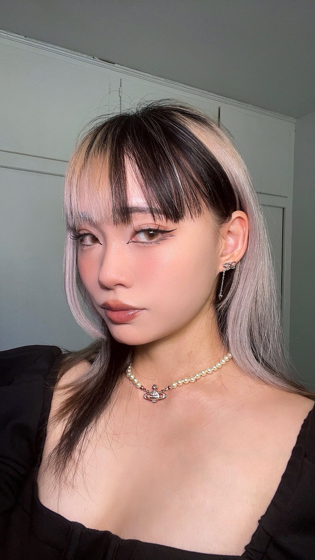 Blush Bow Studs - Sterling Silver