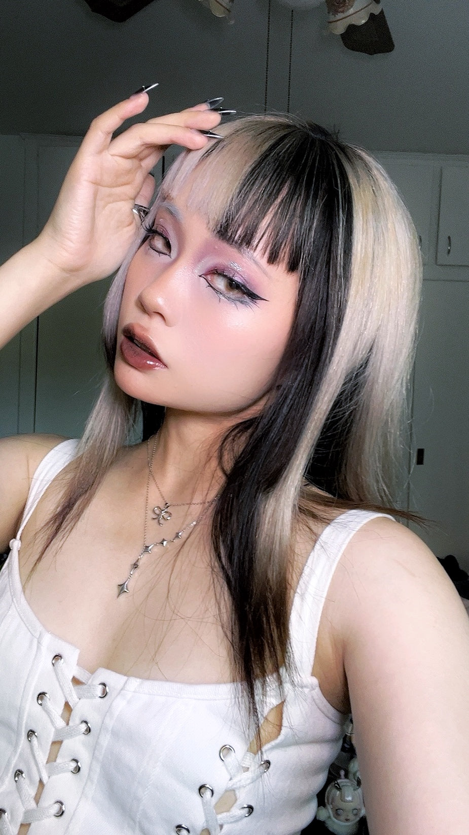 Blush Bow Necklace - Sterling Silver