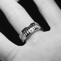 Okarun Mask Ring - Sterling Silver