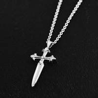 Dagger Necklace - Sterling Silver