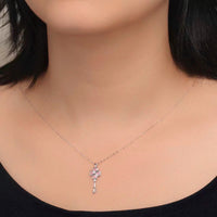 Wish Key Necklace - Sterling Silver