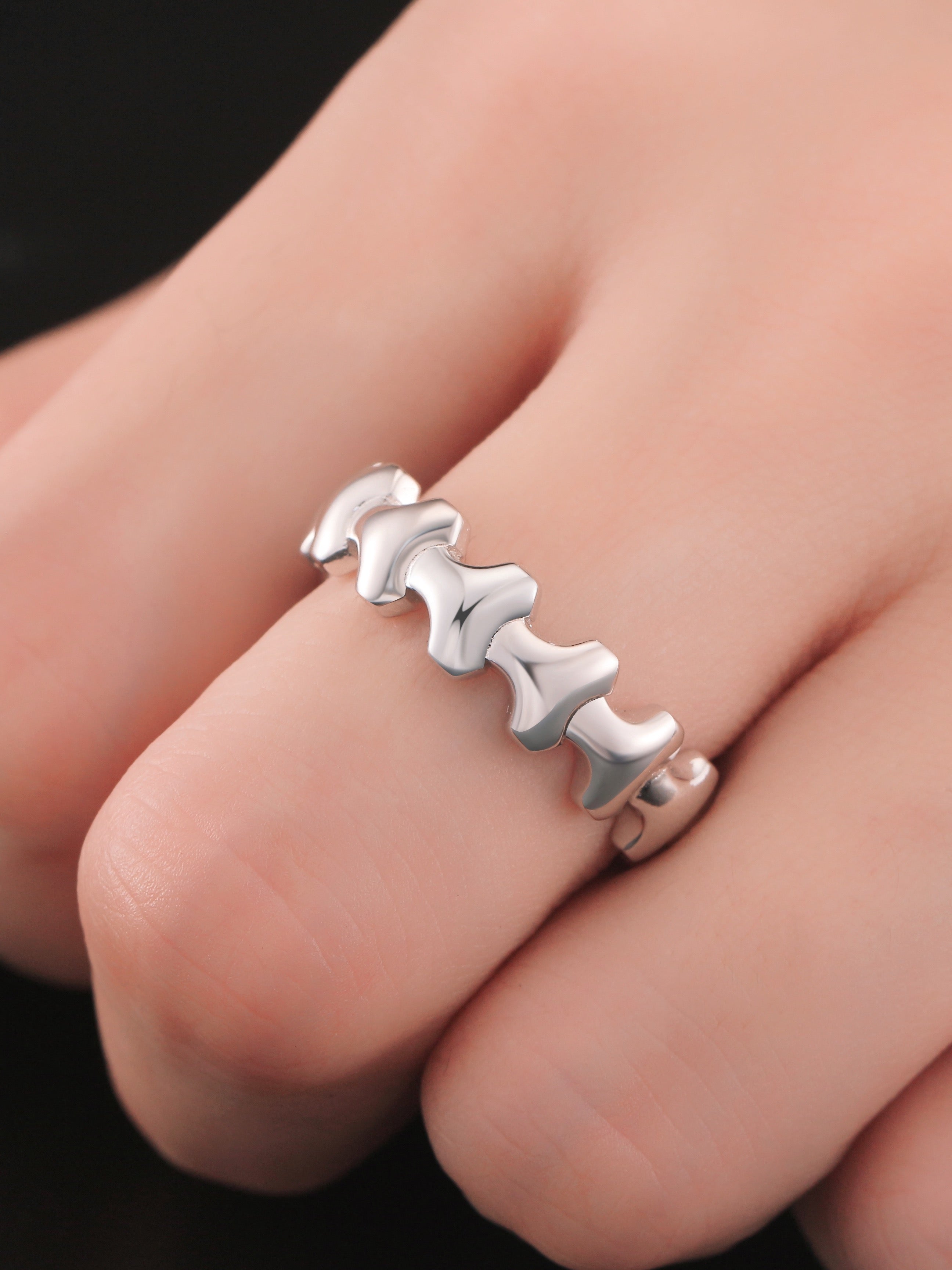 EXO Ring - Sterling Silver – Shiro Studio