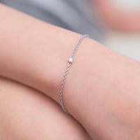 Radiant Bracelet - Sterling Silver / Lab Diamond