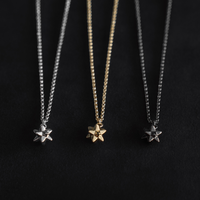 Star Fragment Necklace - 14K Gold