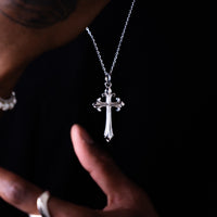 Santos Cross Necklace - Sterling Silver
