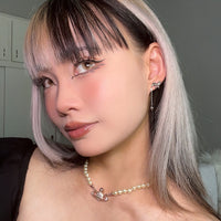 Rosy Bow Studs - Sterling Silver