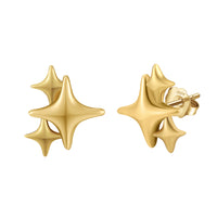 Sparkle Studs - 18k Gold