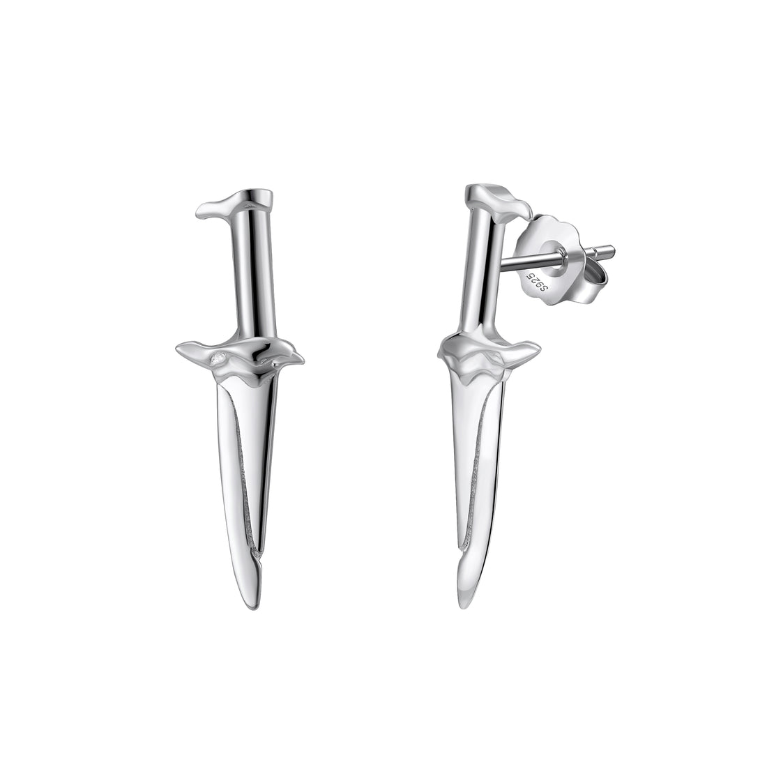 Ichi Dagger Studs  - Sterling Silver