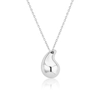 Tear Drop Necklace - Sterling Silver