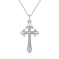 Santos Cross Necklace - Sterling Silver