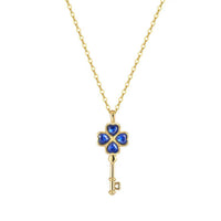 Wish Key Necklace - 18K Gold