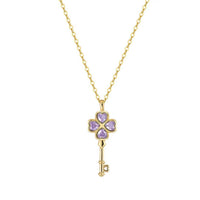 Wish Key Necklace - 18K Gold