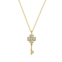Wish Key Necklace - 18K Gold