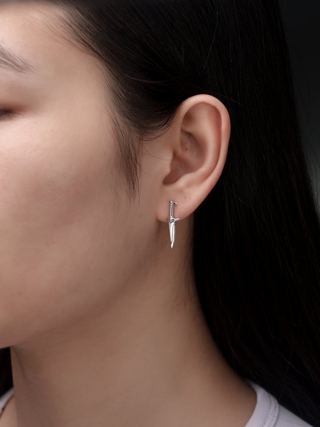 Ichi Dagger Studs  - Sterling Silver