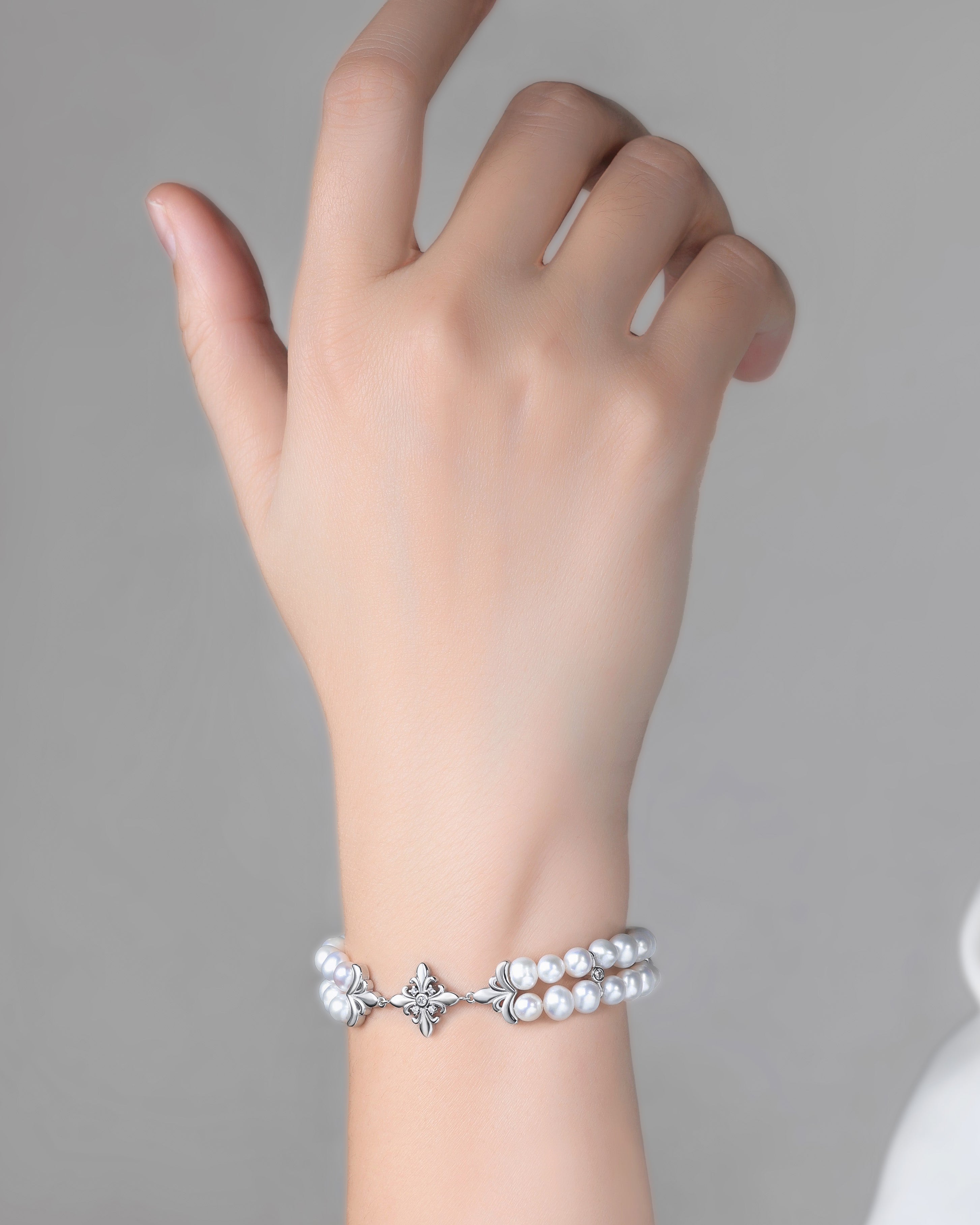 Lumiere Pearl Bracelet - Sterling Silver – Shiro Studio