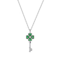 Wish Key Necklace - Sterling Silver