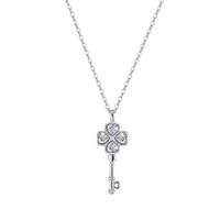 Wish Key Necklace - Sterling Silver