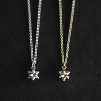 Star Fragment Necklace - Sterling Silver