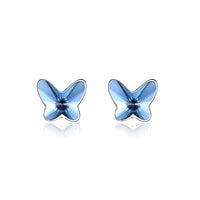 Crystal Sylph Studs - Sterling Silver