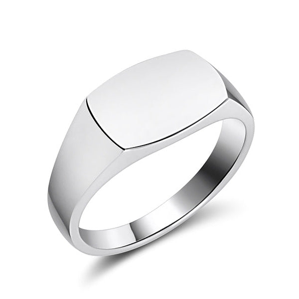 Signet Ring Rilver Signet Ring- Sterling Silver – Shiro Studio