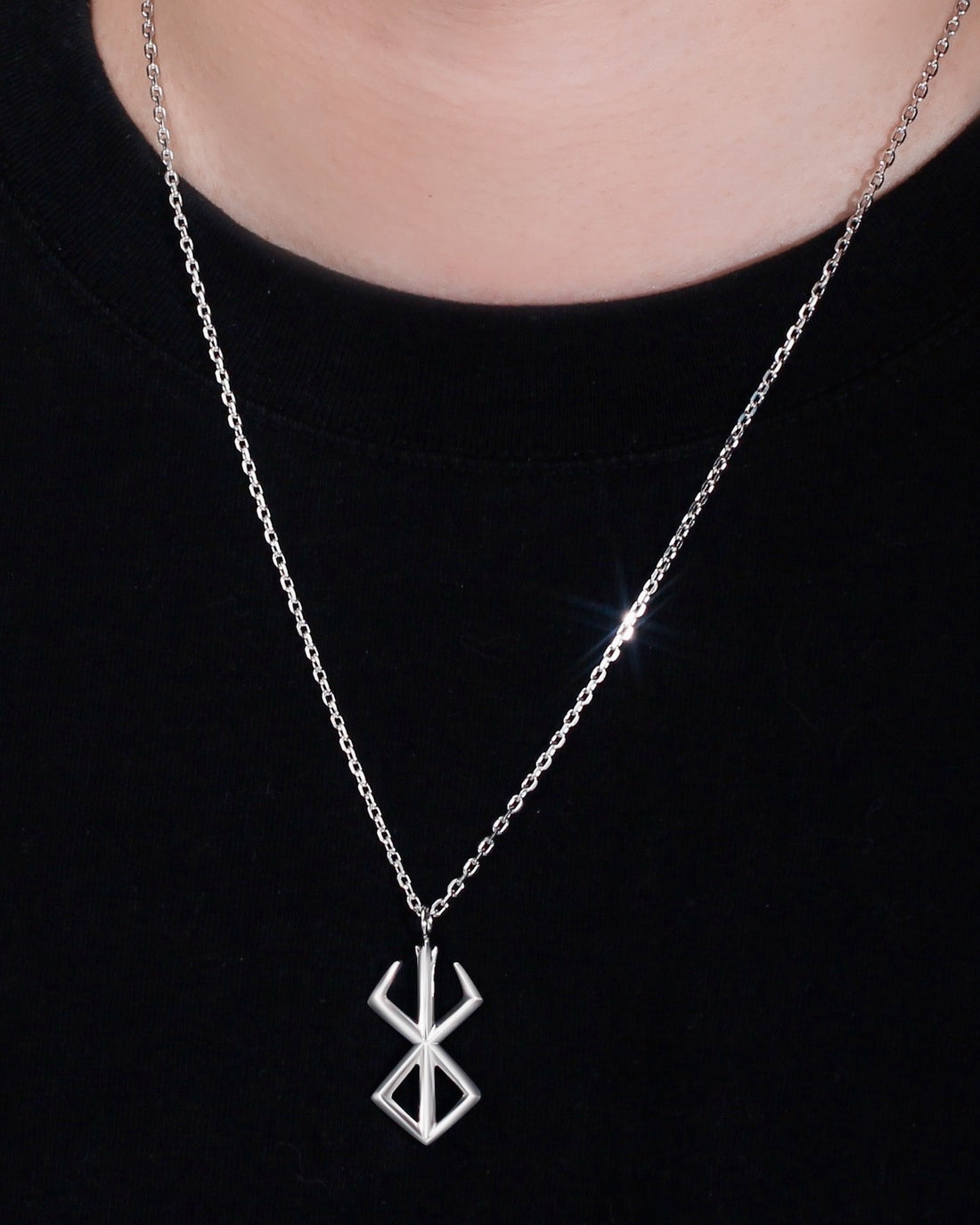 Berserk Mark Necklace - Sterling Silver