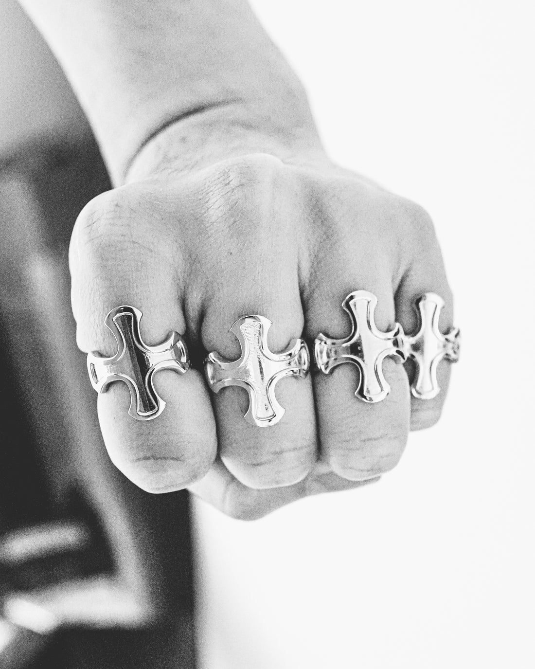 Cross Ring - Sterling Silver