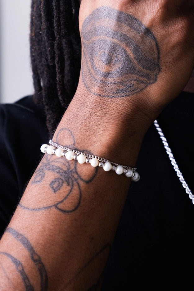 Astral Pearl Bracelet - Sterling Silver