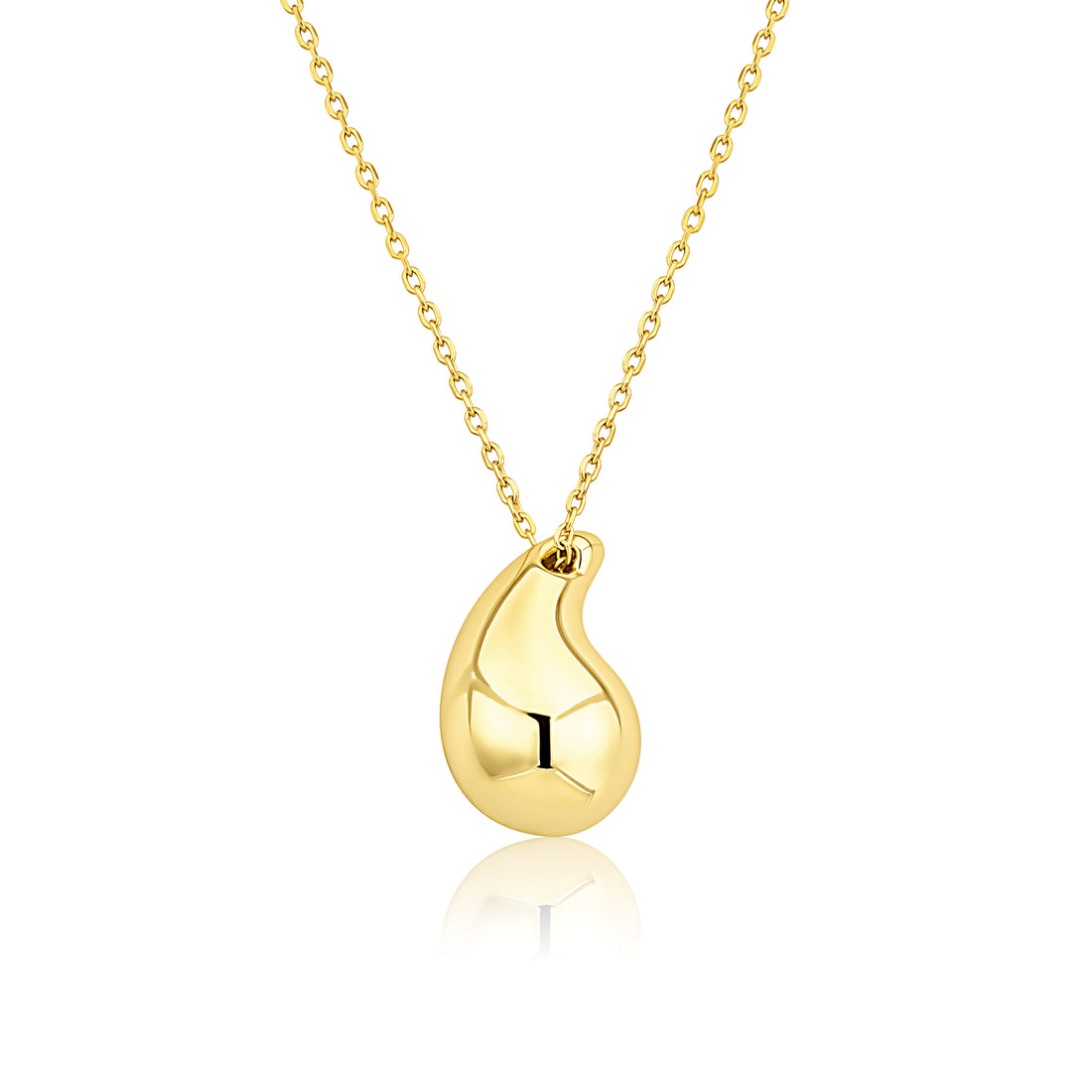 Tear Drop Necklace - 14k Gold