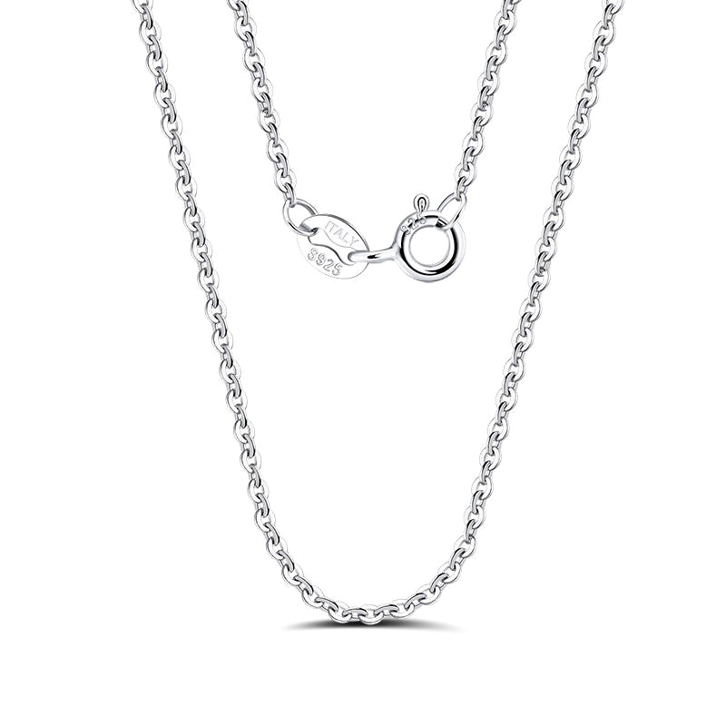 Classic Rolo Chain Necklace - Sterling Silver