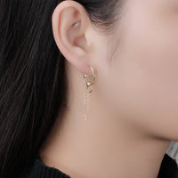 Pendulum Earrings  - 14K Gold