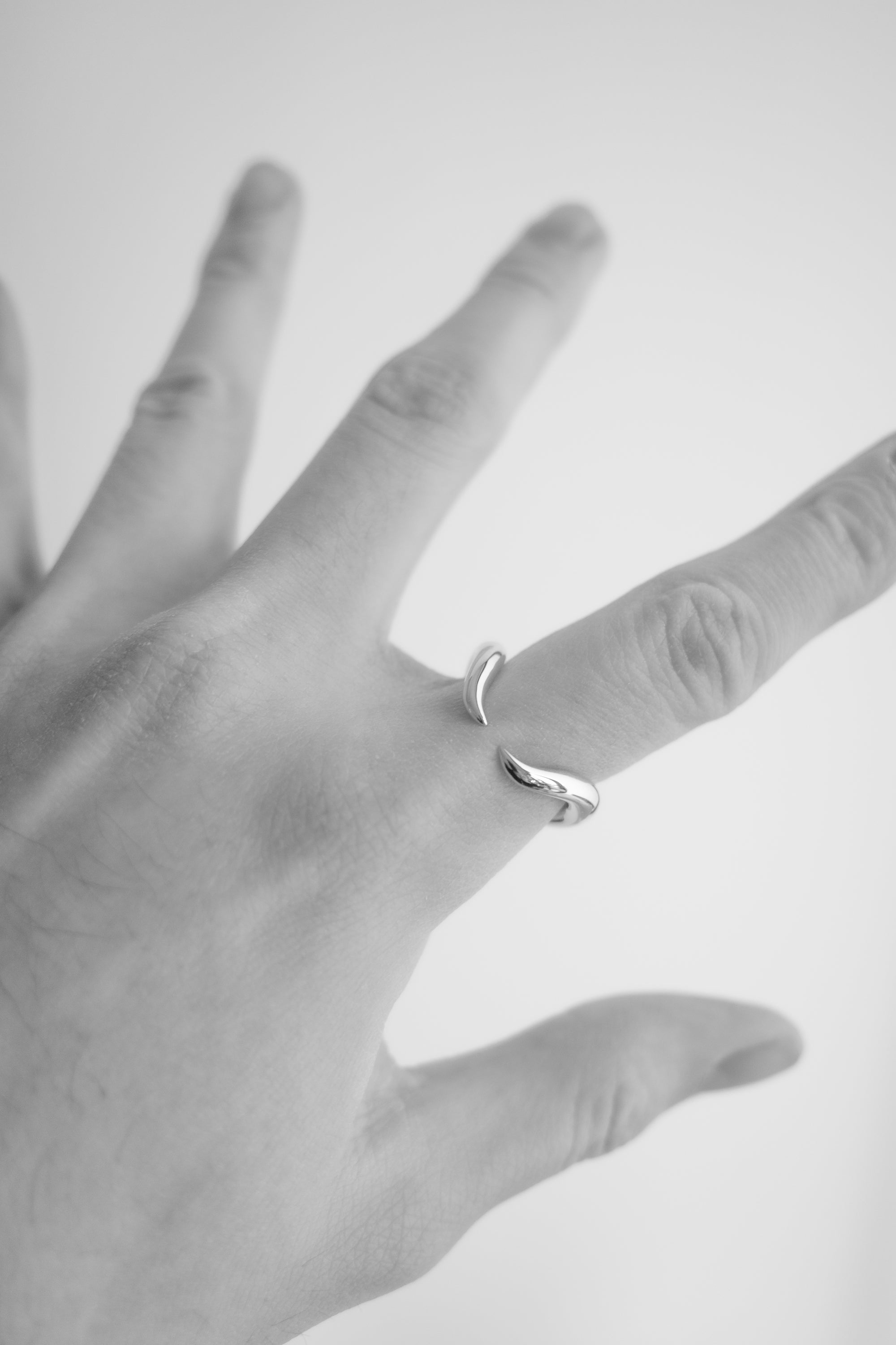 Albedo’s Horn Ring - Sterling Silver