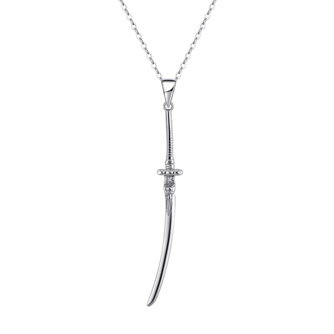 2B Sword Necklace - Sterling Silver