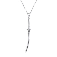 2B Sword Necklace - Sterling Silver