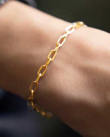 Clip Chain Mini Bracelet - 14K Gold