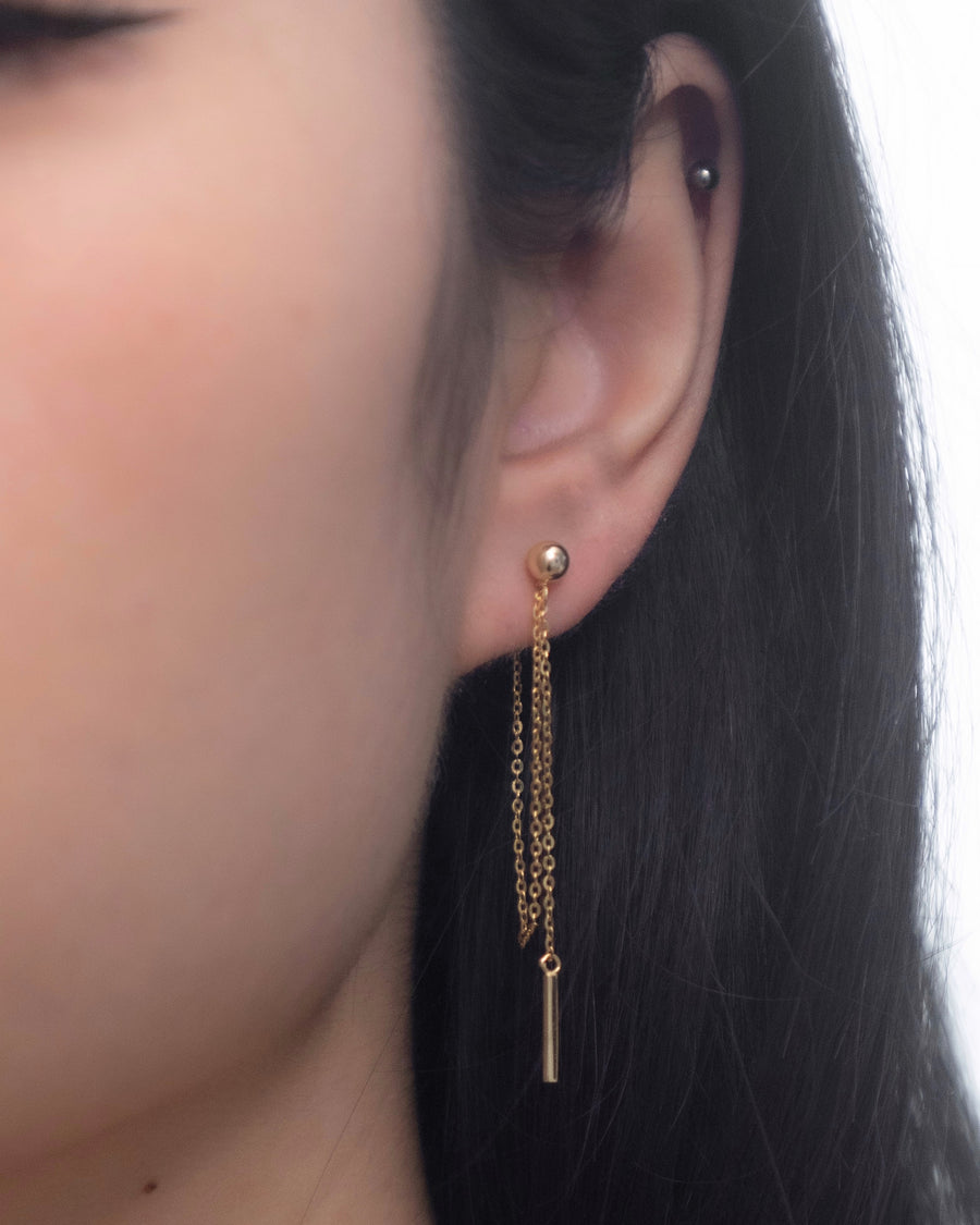 Tether Studs  - 14K Gold