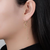 Pendulum Earrings  - 14K Gold