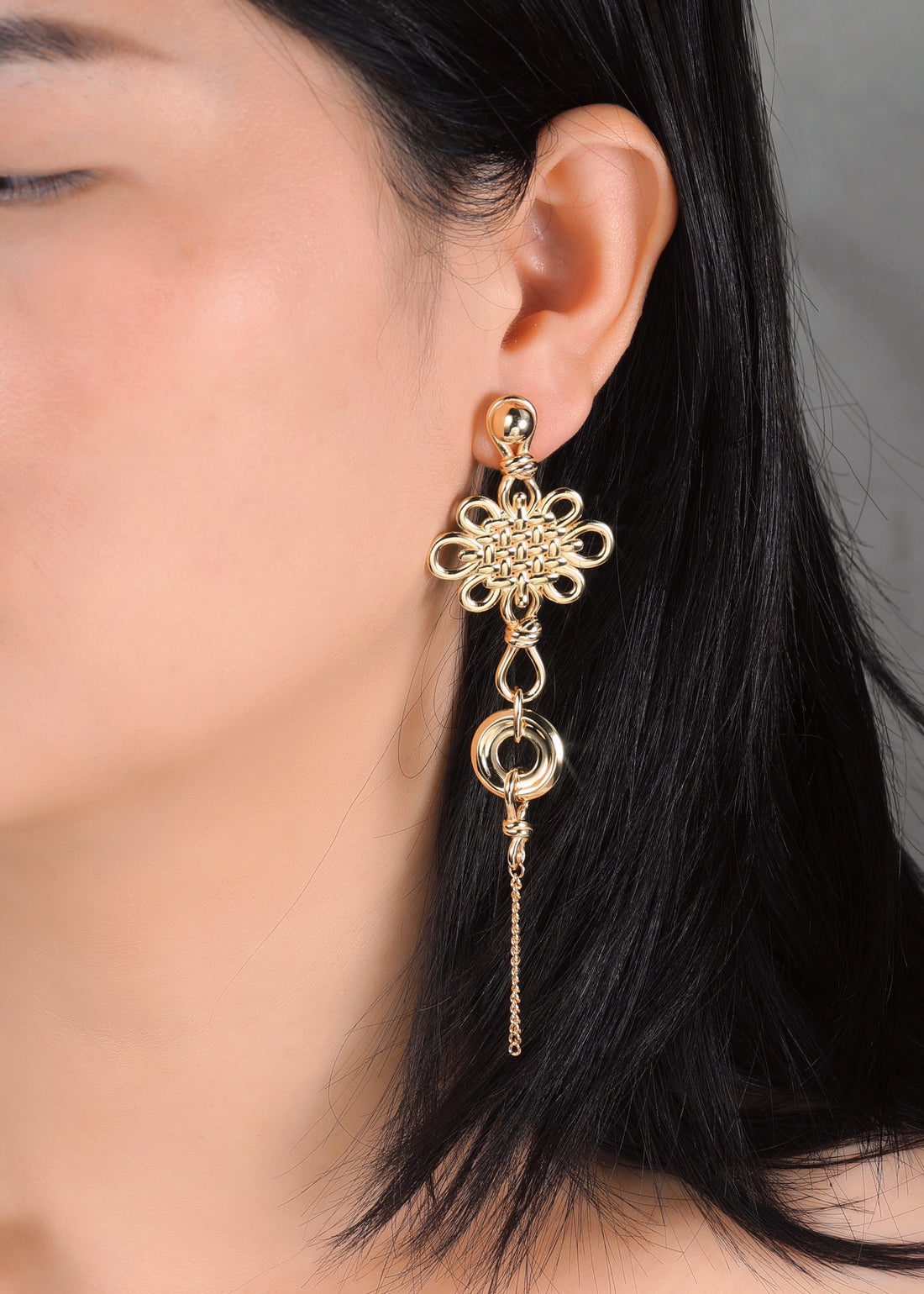 Haku Earrings  - 18K Gold