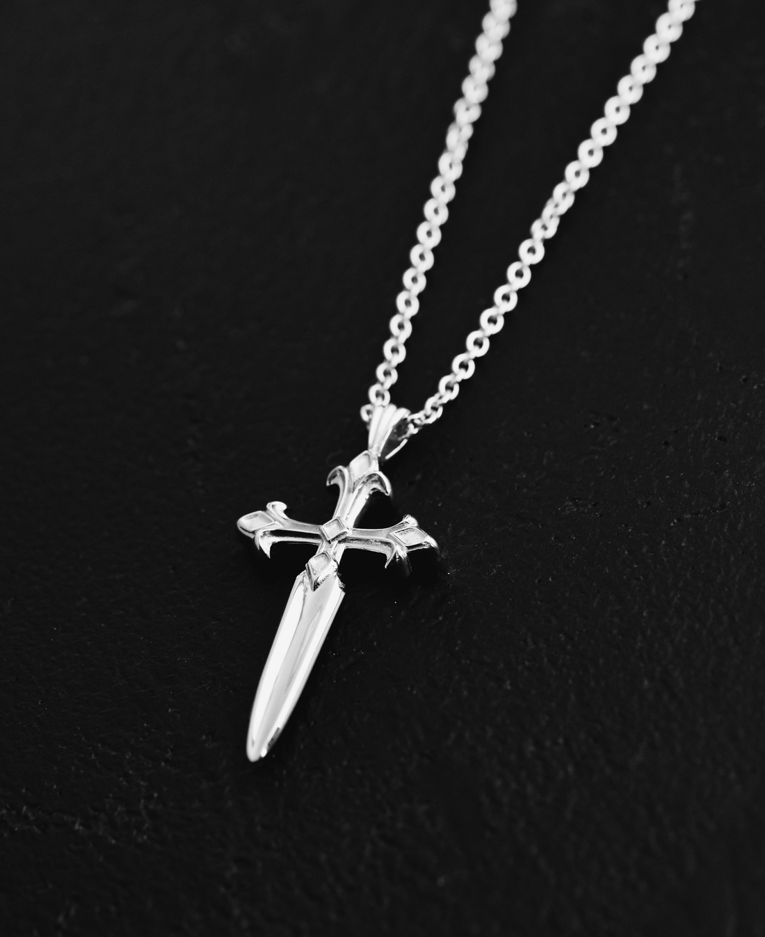 Dagger Necklace - Sterling Silver