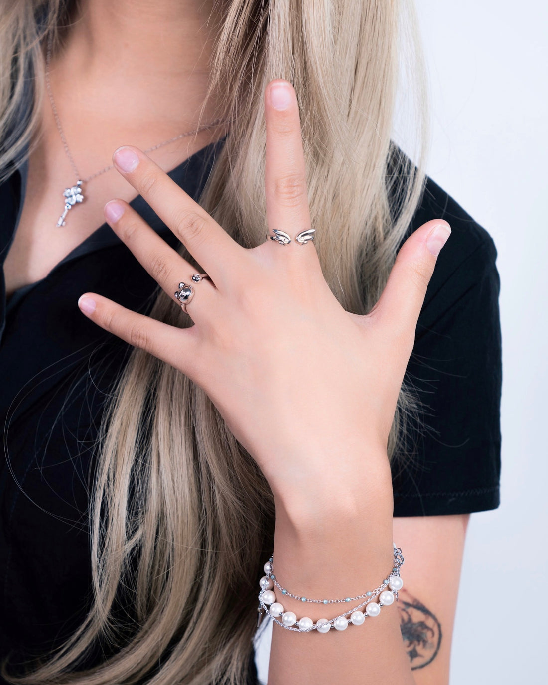 Chibi Wing Ring - Sterling Silver