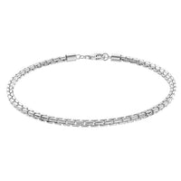 Box Chain Bracelet - Sterling Silver