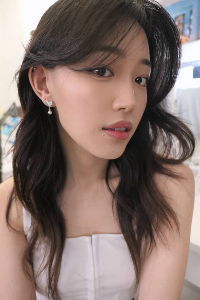 Heart Pearl Earring - Sterling Silver