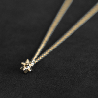 Star Fragment Necklace - 14K Gold