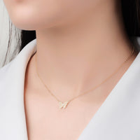 Butterfly Necklace - 14K Gold